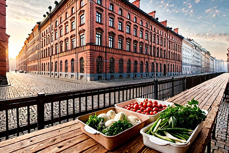 Łódź o poranku